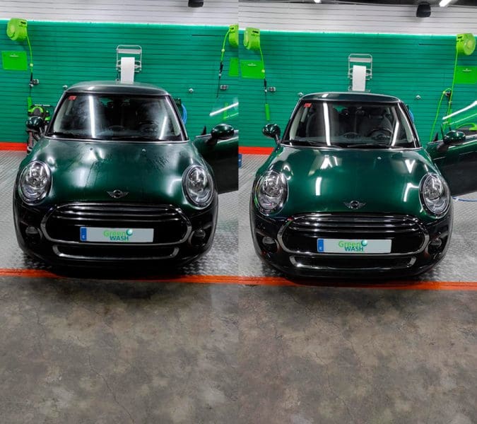 Lavadero de Coches en Carcaixent - ¿Por qué en Green Wash ahorramos tanta agua? - antes despues mini1 e1611074476453